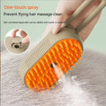 Bild in Galerie-Betrachter laden, Pet Electric Spray Comb – One-Key Spray Hair Removal & Massage Brush for Cats and Dogs
