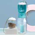 Load image into Gallery viewer, HydraPaws - 600ml Portable Pet Water Bottle with Poop Bag Dispenser & Food Container
