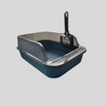 Load image into Gallery viewer, EcoCat Litter Set: Large, Thickened Litter Box with High Fence & Scoop
