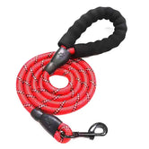 Heavy-Duty Reflective Dog Leash for All Sizes – Strong, Durable Leash for Big, Medium, and Small Dogs