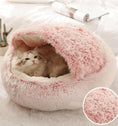 Bild in Galerie-Betrachter laden, Cozy Pet Bed with Cover – 2-in-1 Plush Sleeping Nest for Cats and Small Dogs
