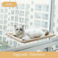 Bild in Galerie-Betrachter laden, PurrfectView Cat Bed: Detachable Window Hammock for Sunny Spots
