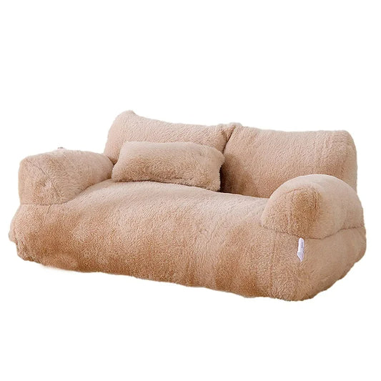 WinterDream Luxury Pet Sofa Bed – Plush Warm Nest for Cats & Small Dogs | Cozy Comfort All Season