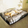 Load image into Gallery viewer, PawParadise Large Pet Bed - Soft Corduroy Sleeping Mat with Washable Cover
