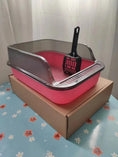 Bild in Galerie-Betrachter laden, EcoCat Litter Set: Large, Thickened Litter Box with High Fence & Scoop
