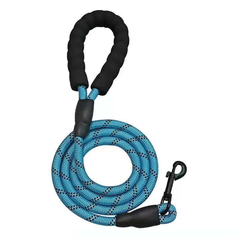 Heavy-Duty Reflective Dog Leash for All Sizes – Strong, Durable Leash for Big, Medium, and Small Dogs