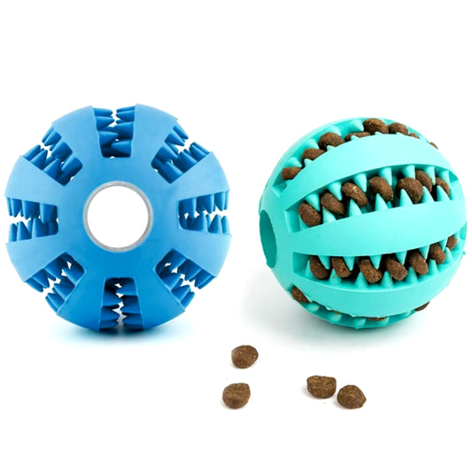 Bite-Resistant Dog Toy Ball – Interactive Treat Feeder for Puppy Training & Dental Health