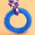 Bild in Galerie-Betrachter laden, Spiked Dog Toy Ring – Interactive Chew Toy for Teeth Cleaning and Training
