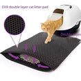 Bild in Galerie-Betrachter laden, Double Layer Cat Litter Mat – Waterproof and Washable Litter Box Pad
